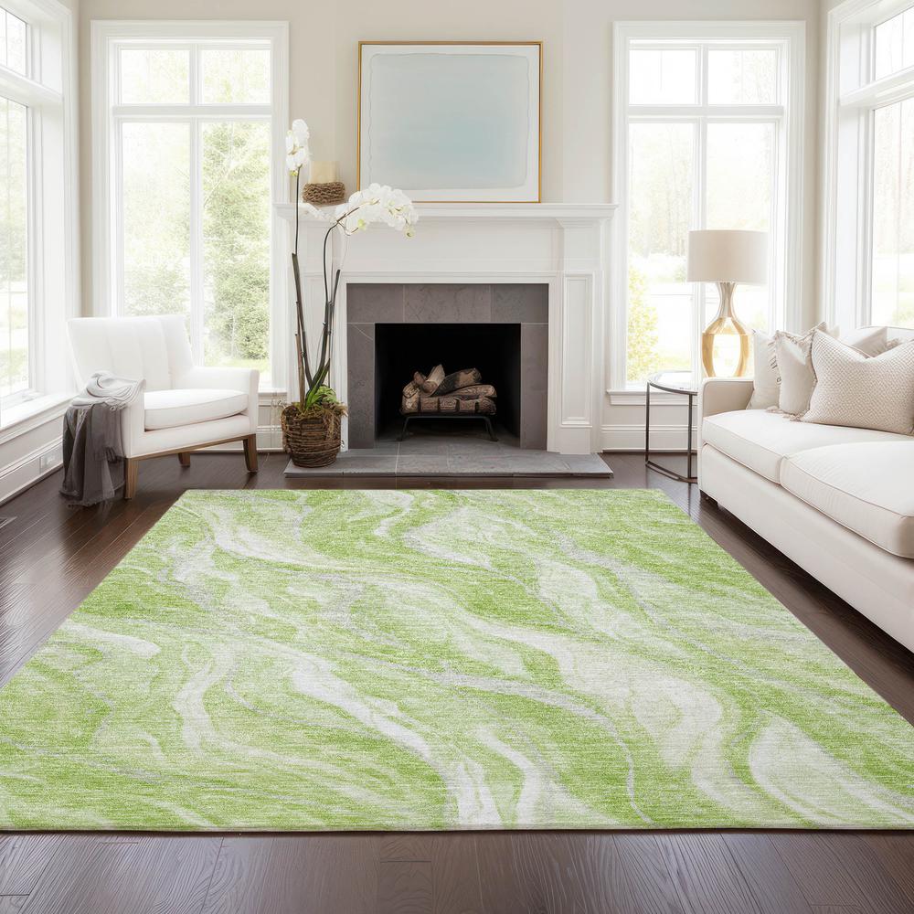 Chantille ACN720 Green 3' x 5' Rug. Picture 6
