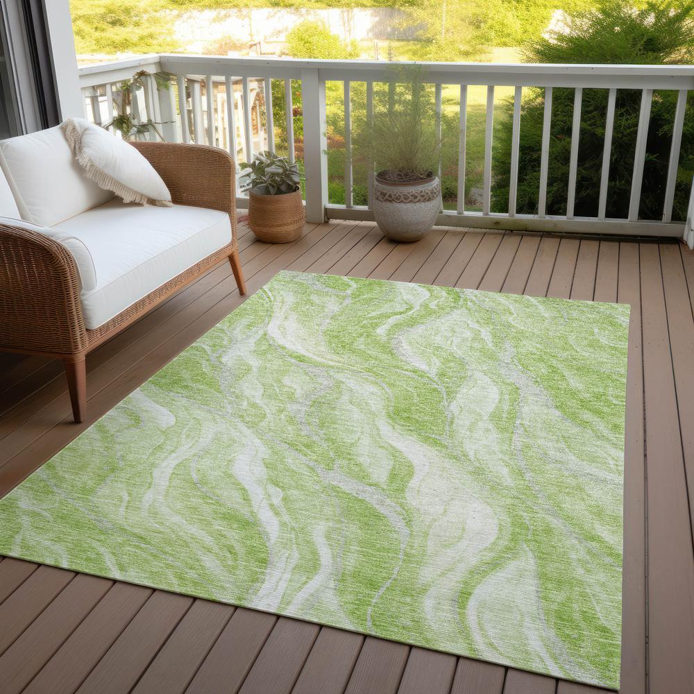 Chantille ACN720 Green 3' x 5' Rug. Picture 8