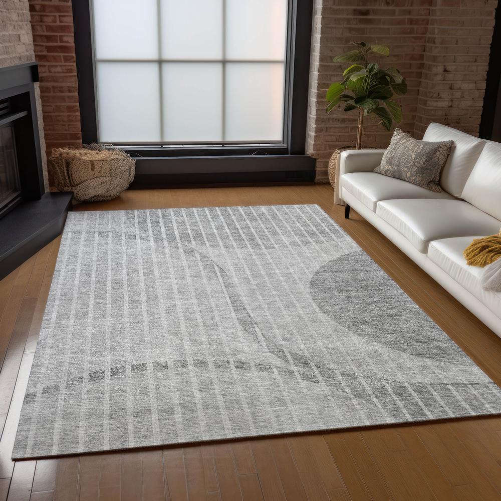 Chantille ACN723 Gray 3' x 5' Rug. Picture 7