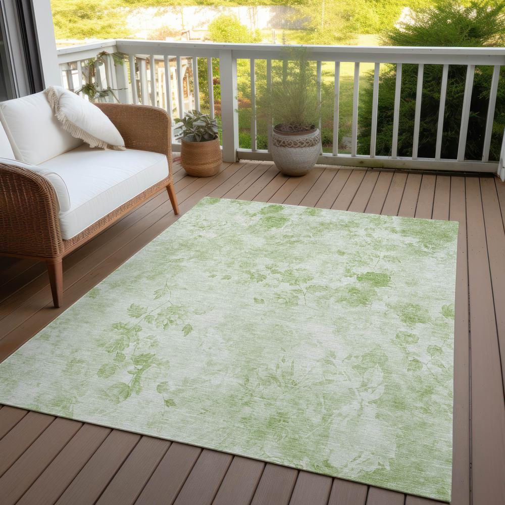 Chantille ACN724 Green 3' x 5' Rug. Picture 8