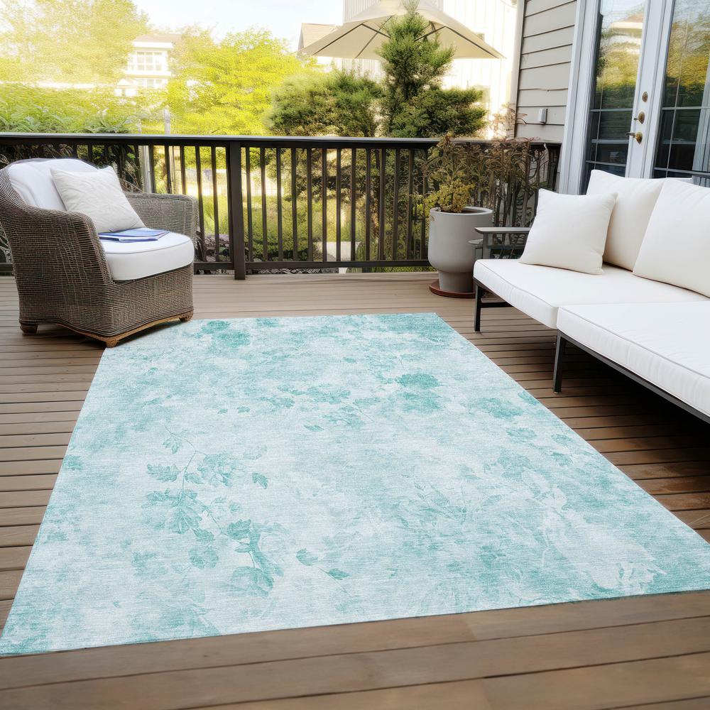 Chantille ACN724 Teal 3' x 5' Rug. Picture 9