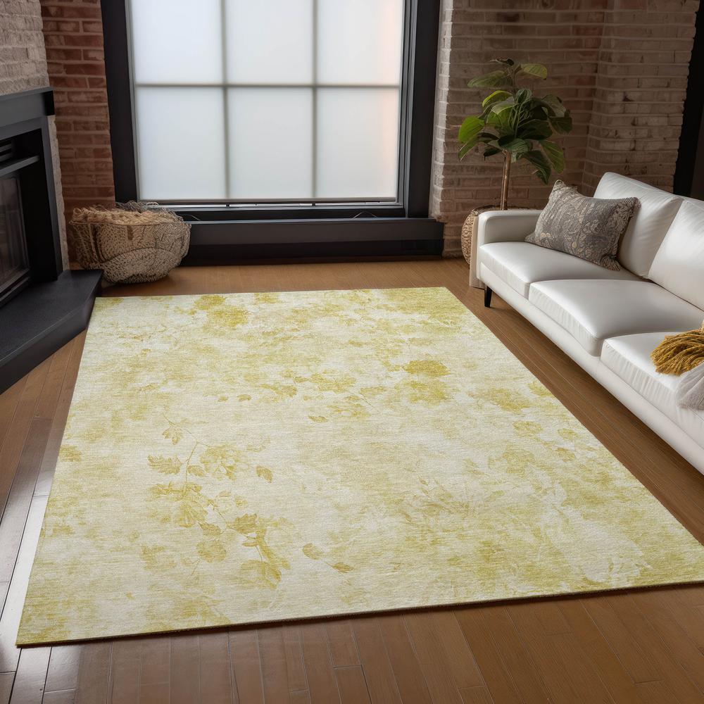 Chantille ACN724 Gold 3' x 5' Rug. Picture 7