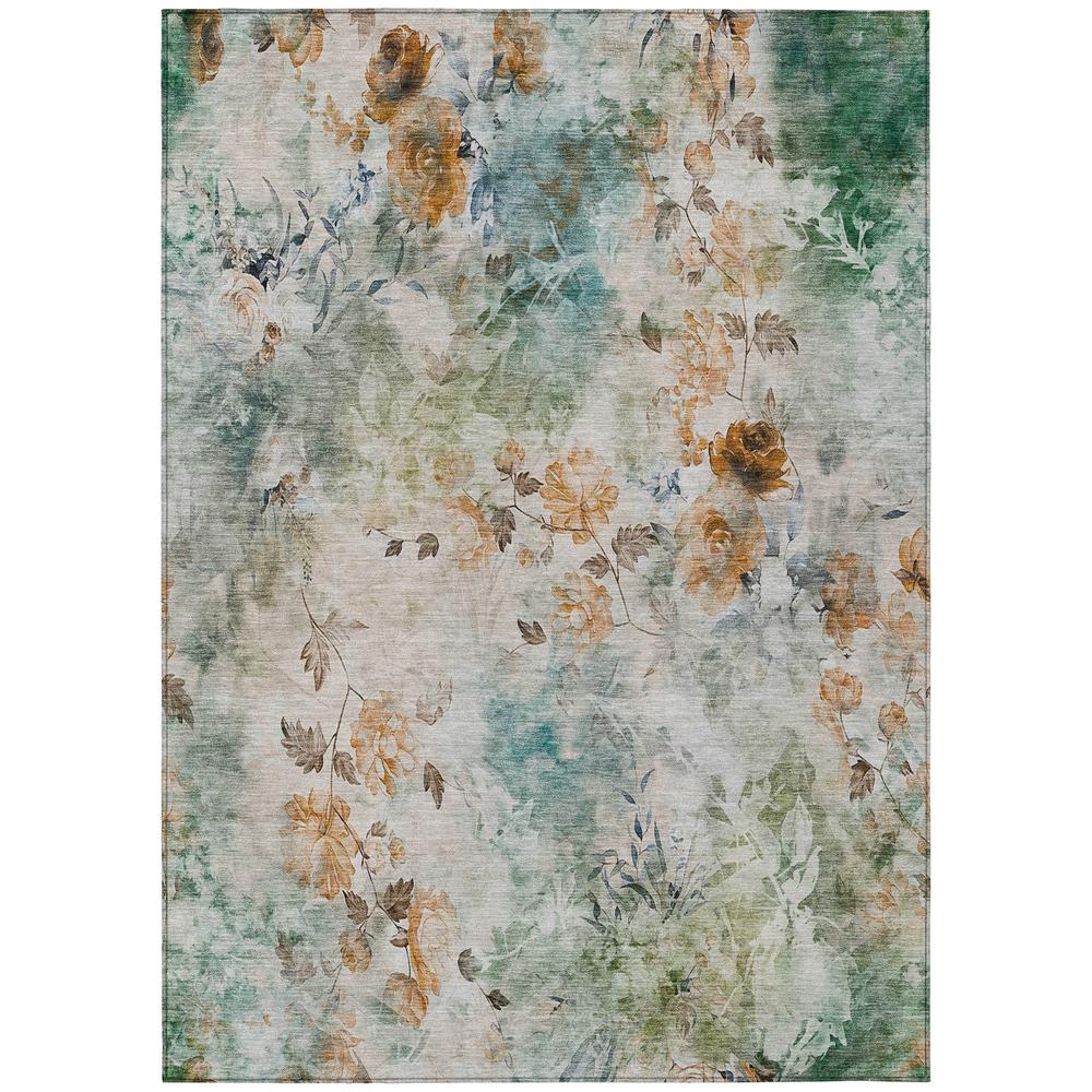 Chantille ACN724 Teal 3' x 5' Rug. Picture 1