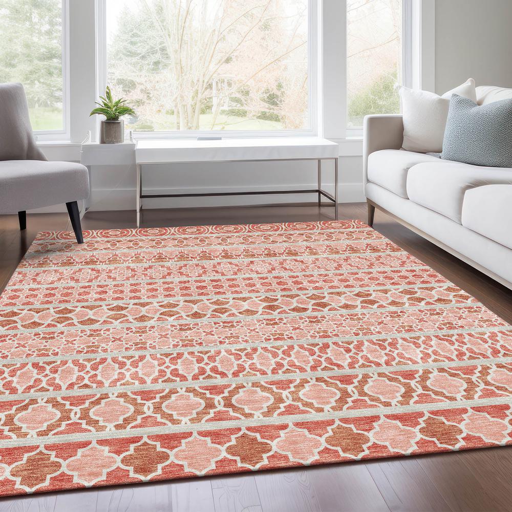 Chantille ACN726 Orange 3' x 5' Rug. Picture 5