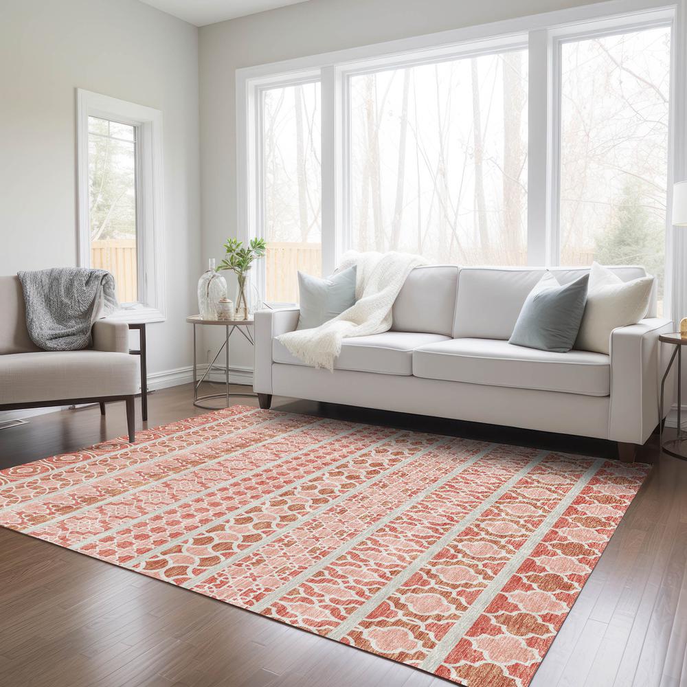 Chantille ACN726 Orange 3' x 5' Rug. Picture 6