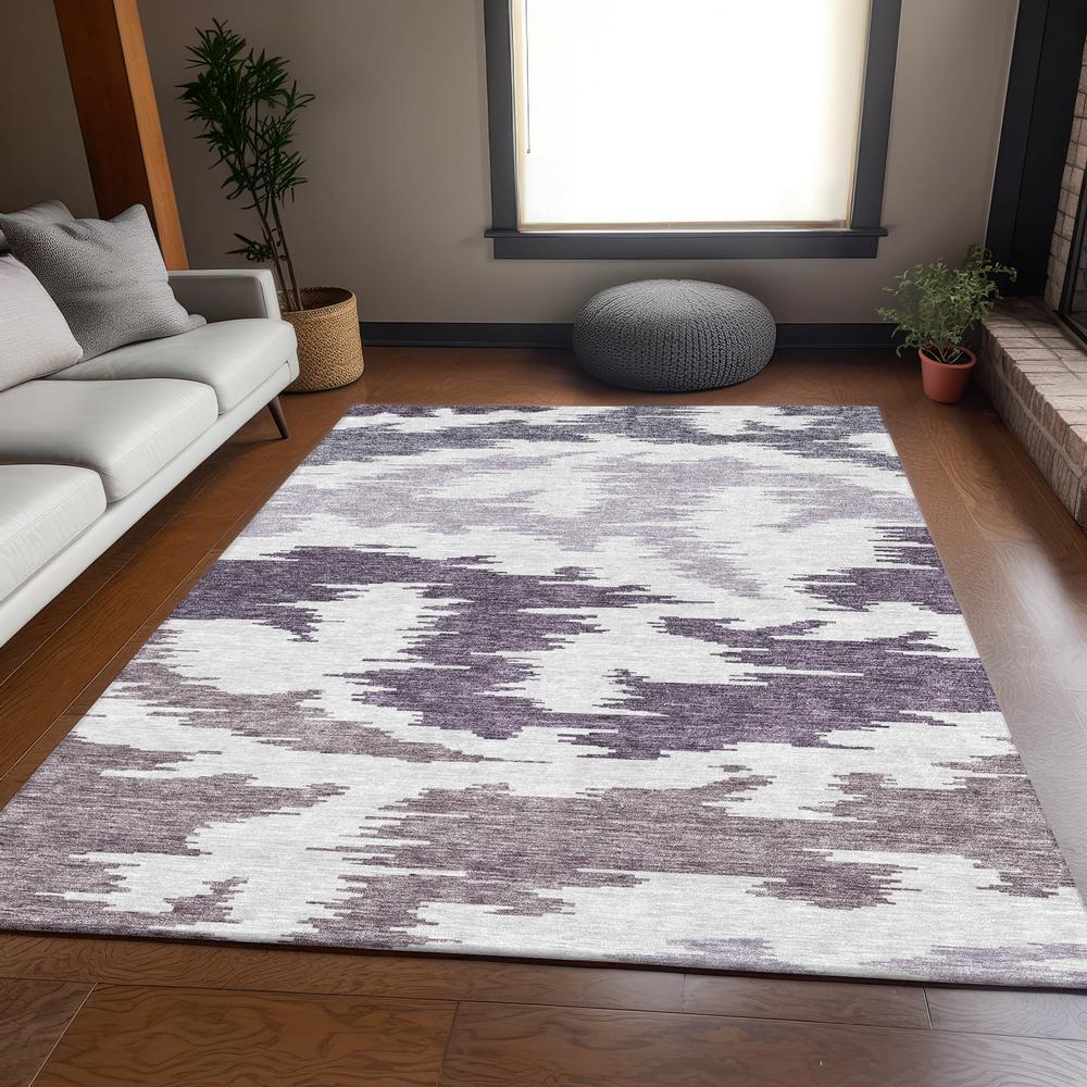 Chantille ACN746 Purple 3' x 5' Rug. Picture 5