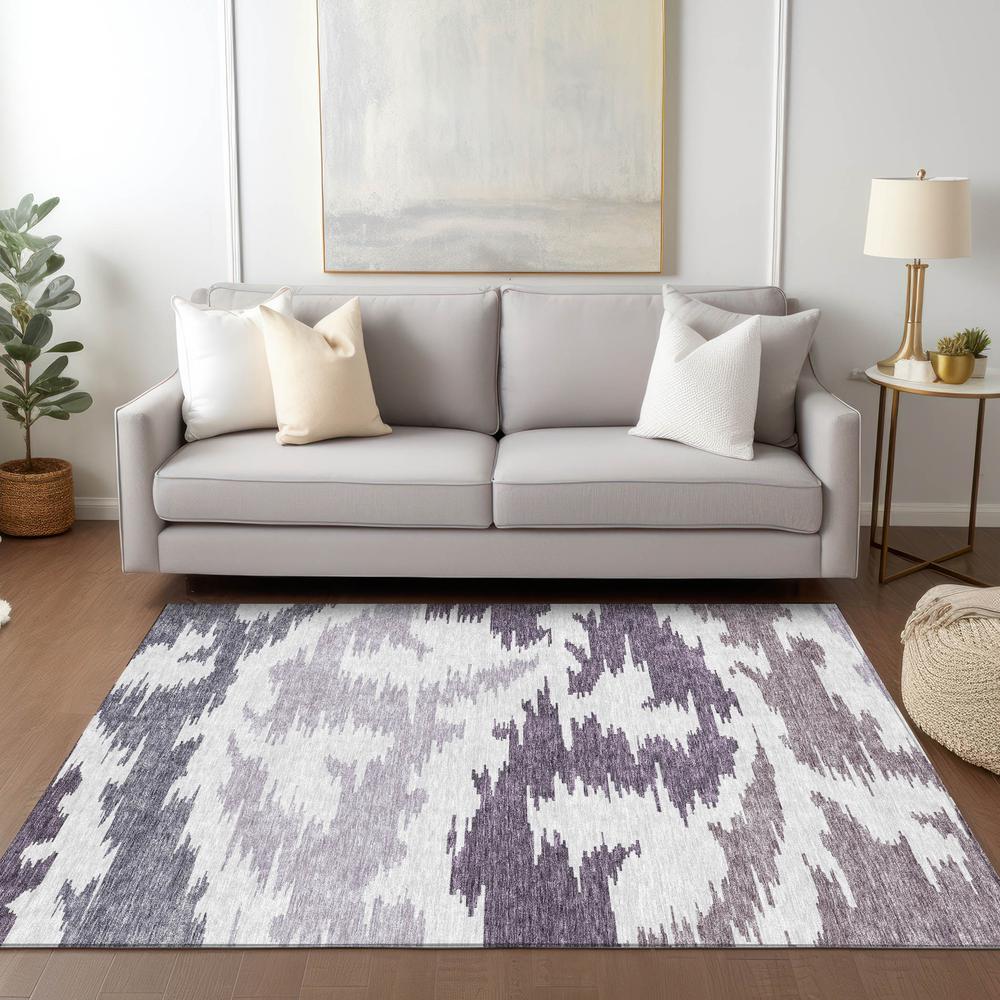 Chantille ACN746 Purple 3' x 5' Rug. Picture 6