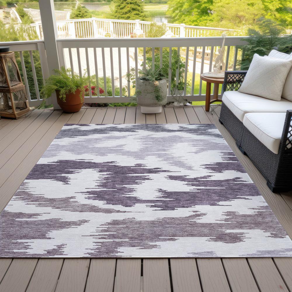 Chantille ACN746 Purple 3' x 5' Rug. Picture 7