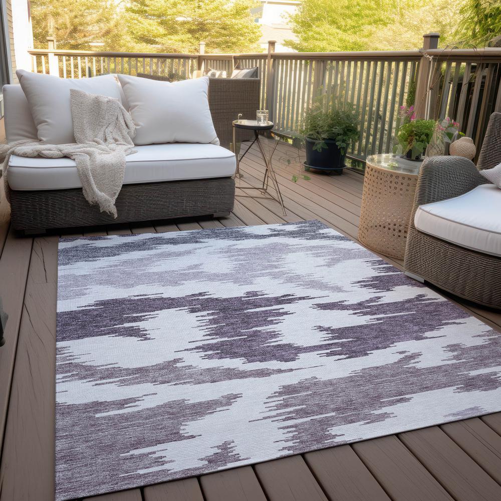 Chantille ACN746 Purple 3' x 5' Rug. Picture 8