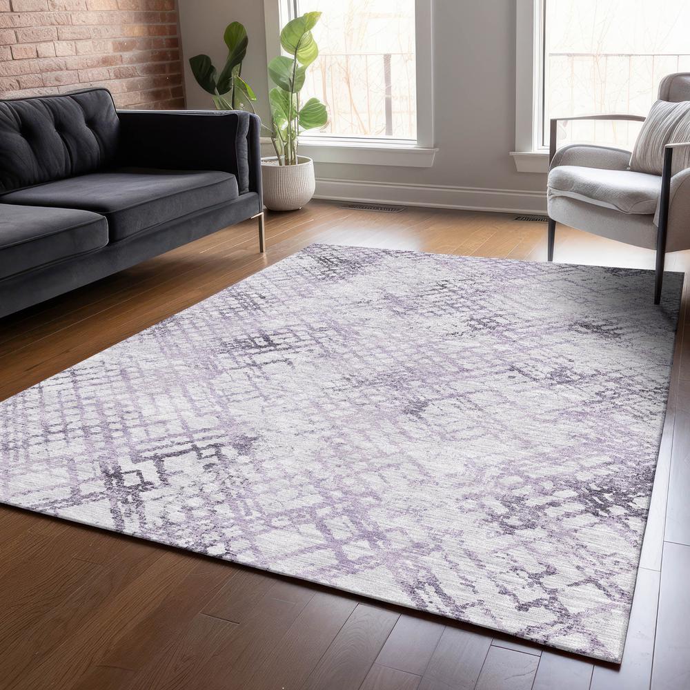 Chantille ACN824 Purple 3' x 5' Rug. Picture 5