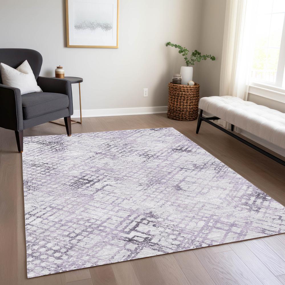 Chantille ACN824 Purple 3' x 5' Rug. Picture 6