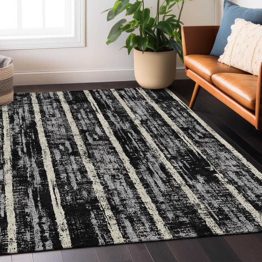 Chantille ACN892 Black 3' x 5' Rug. Picture 5