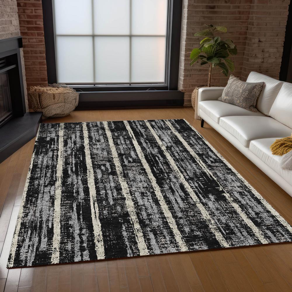 Chantille ACN892 Black 3' x 5' Rug. Picture 6