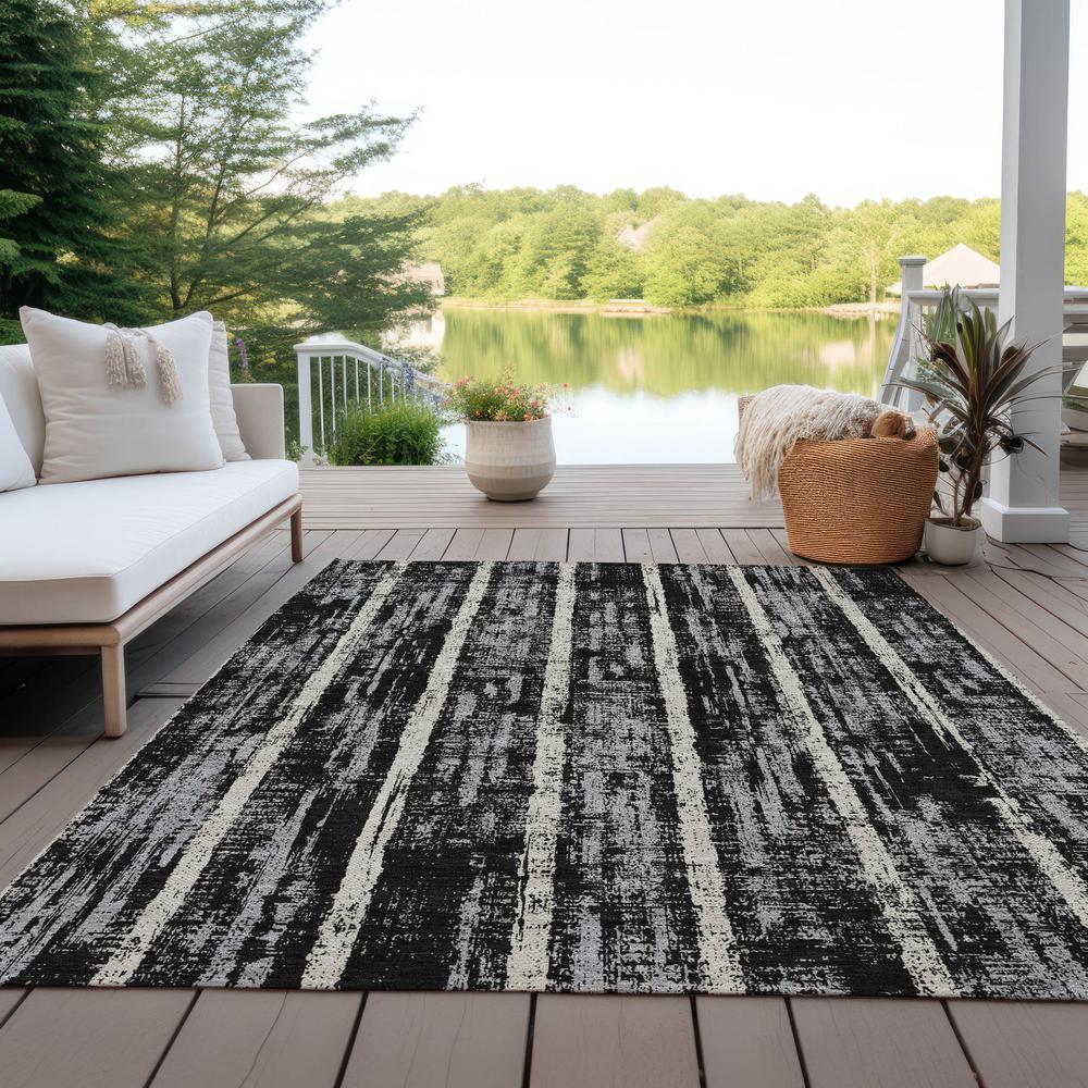 Chantille ACN892 Black 3' x 5' Rug. Picture 7