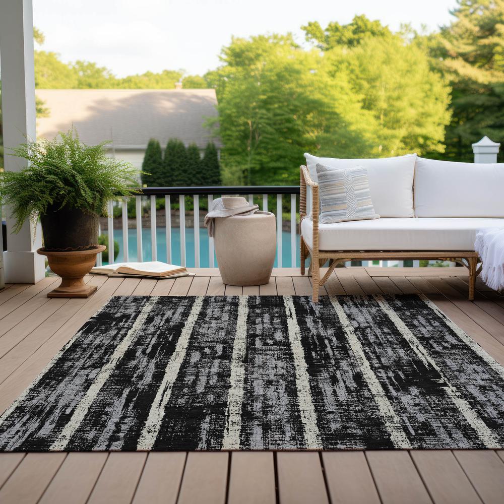 Chantille ACN892 Black 3' x 5' Rug. Picture 8