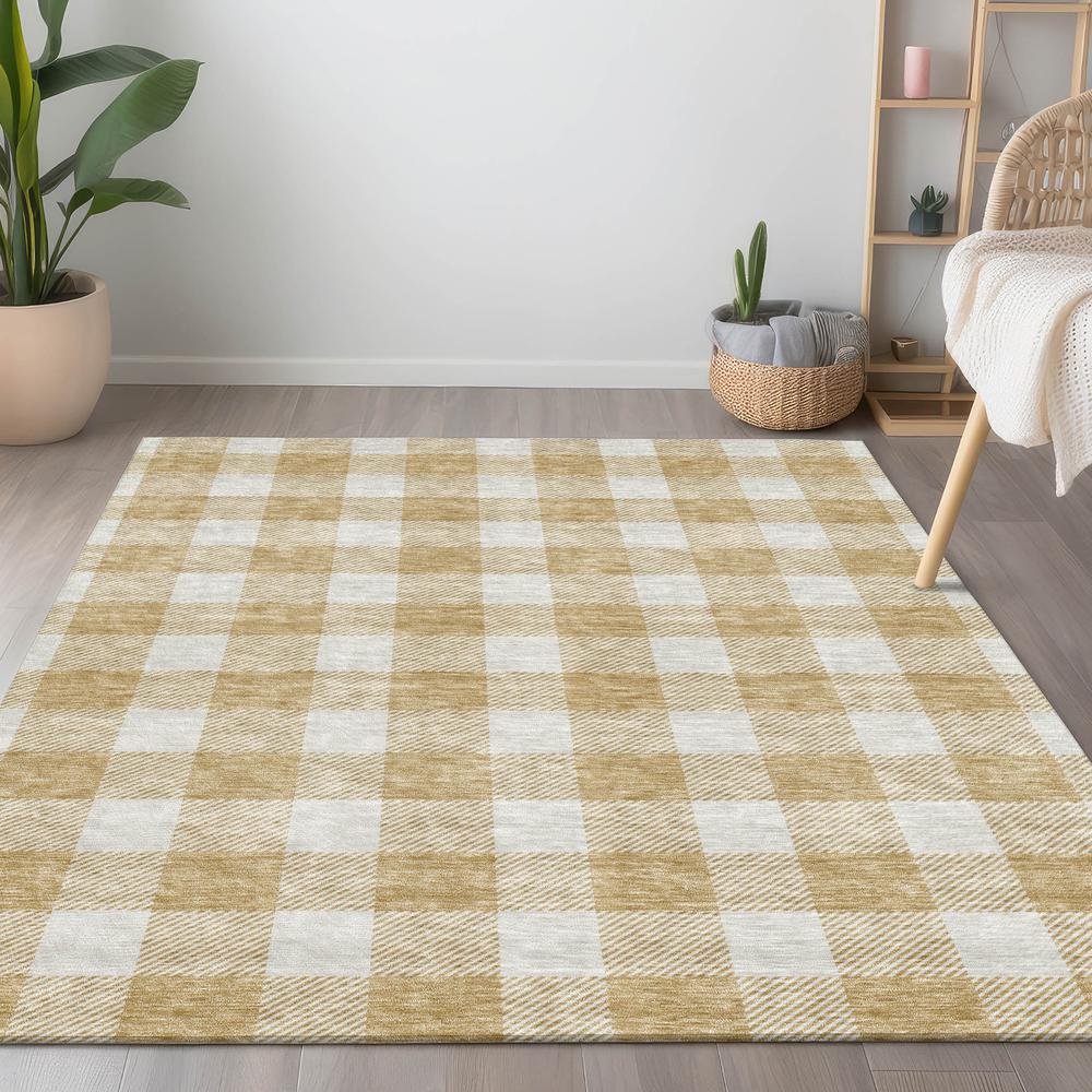 Chantille ACN923 Gold 3' x 5' Rug. Picture 5