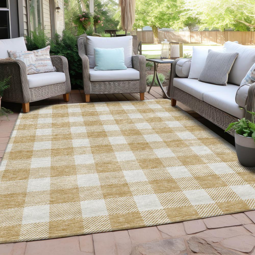 Chantille ACN923 Gold 3' x 5' Rug. Picture 7