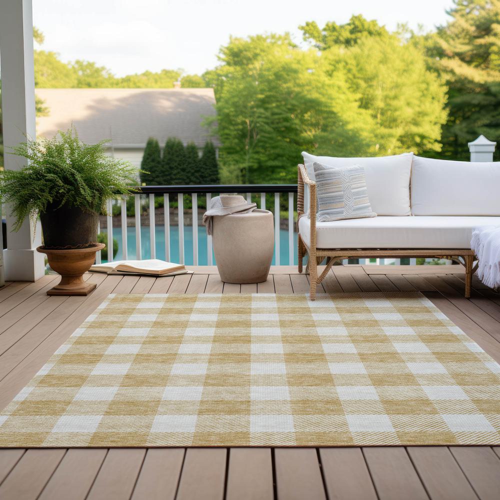 Chantille ACN923 Gold 3' x 5' Rug. Picture 8