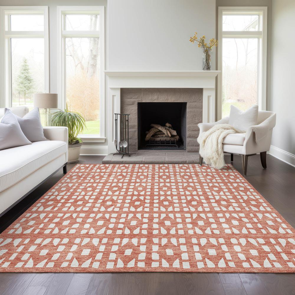 Chantille ACN963 Orange 3' x 5' Rug. Picture 6