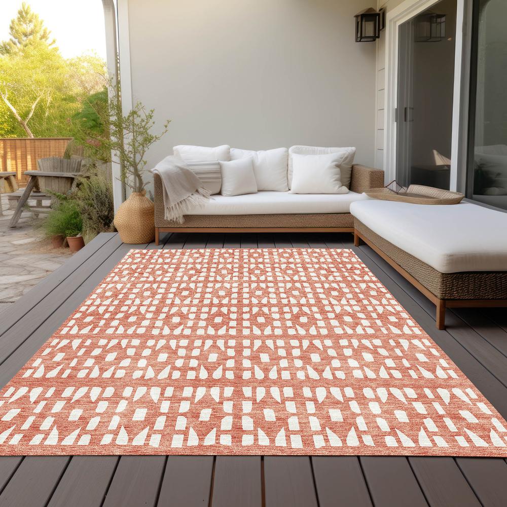 Chantille ACN963 Orange 3' x 5' Rug. Picture 7