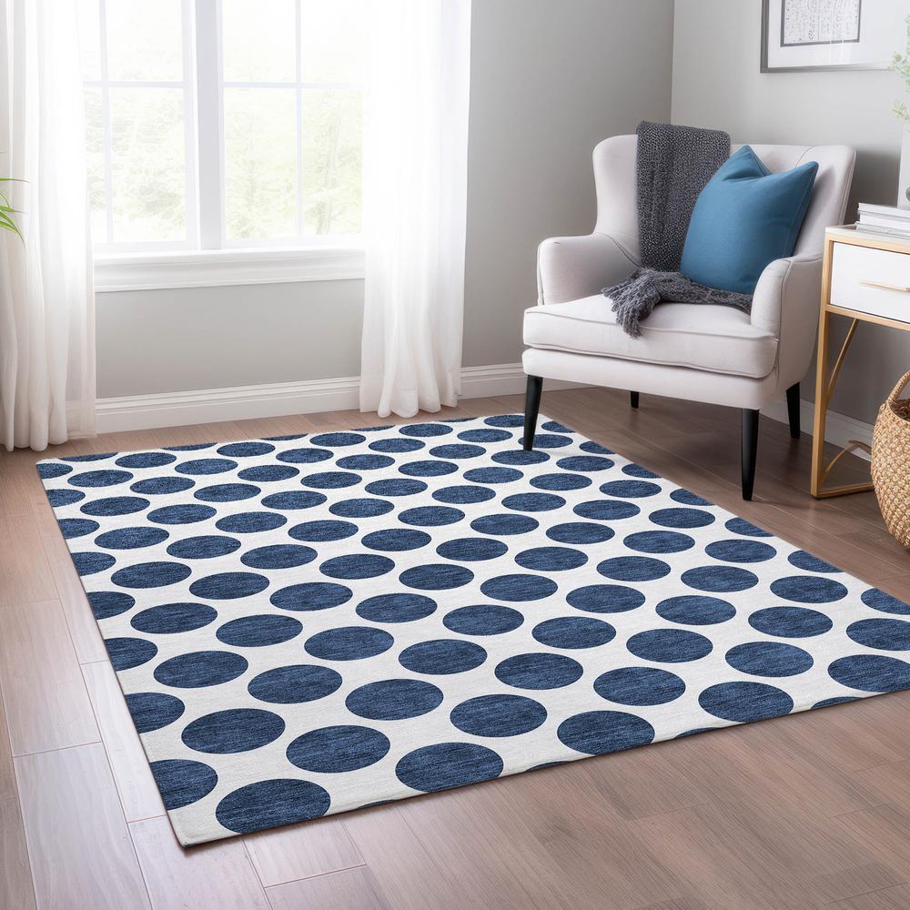 Chantille ACN980 Blue 3' x 5' Rug. Picture 6