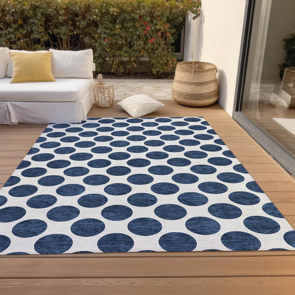 Chantille ACN980 Blue 3' x 5' Rug. Picture 7