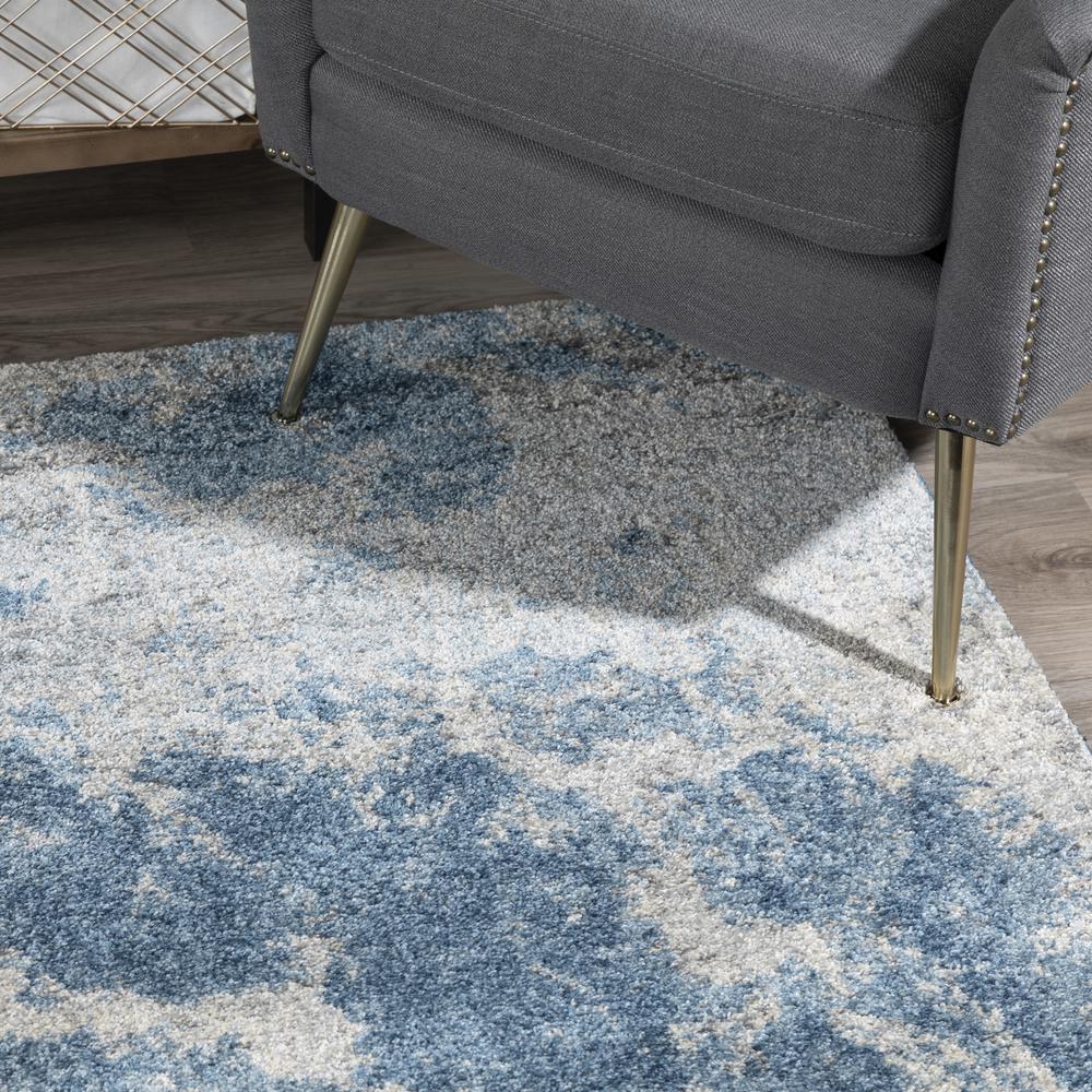 Plano 40 Blue 3'3"X5'3", Area Rug. Picture 2
