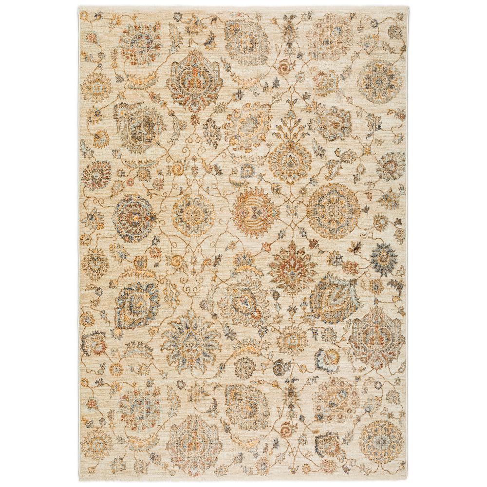 Bergama BE5 Ivory 5' x 7'10" Rug. Picture 1