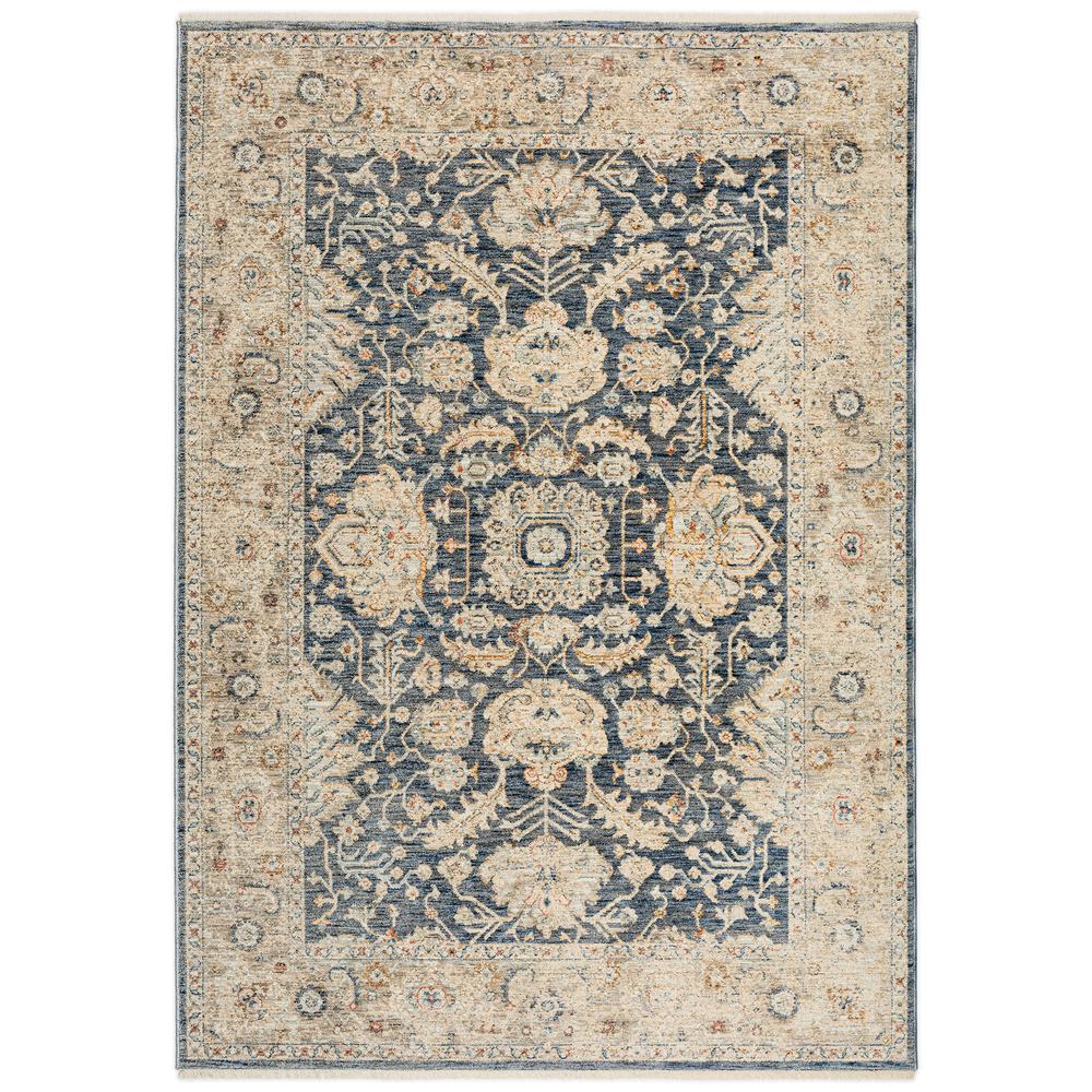 Bergama BE8 Navy 5' x 7'10" Rug. Picture 1