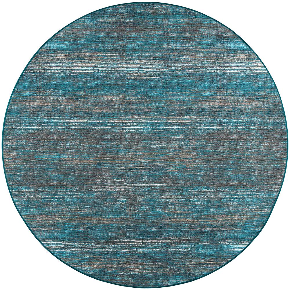Ciara CR1 Navy 4' x 4' Round Rug. Picture 1