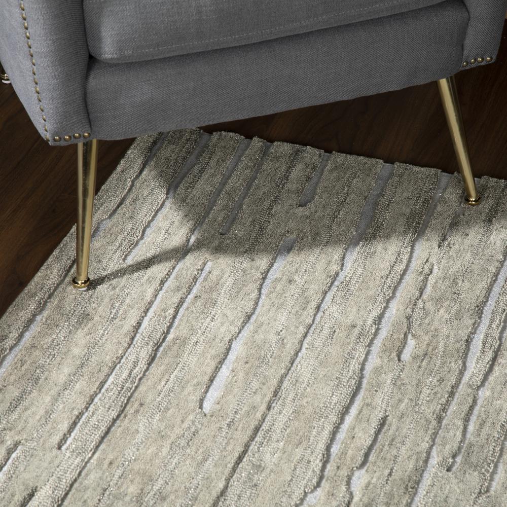 Vibes VB1 Grey 5' x 7'6" Rug. Picture 9