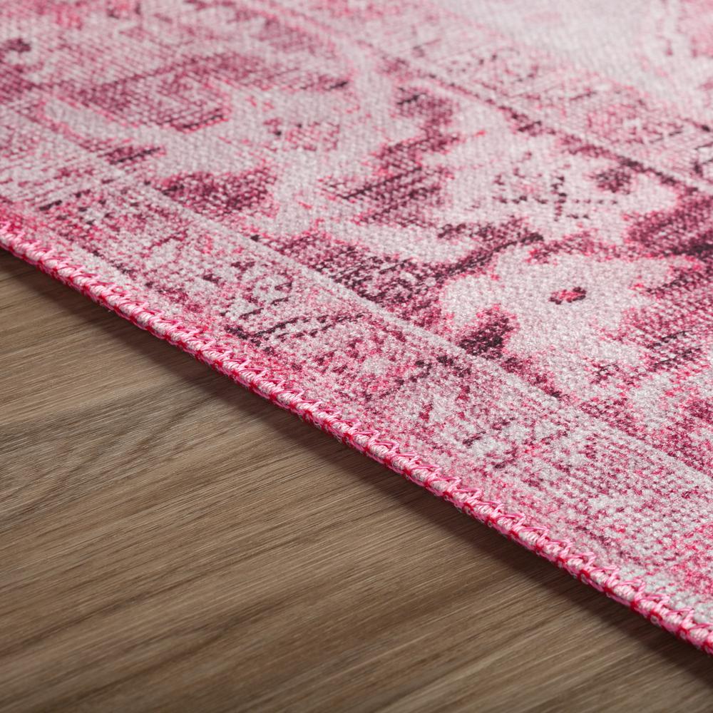 Amanti AM1 Pink 2'3" x 7'7" Runner Rug. Picture 11