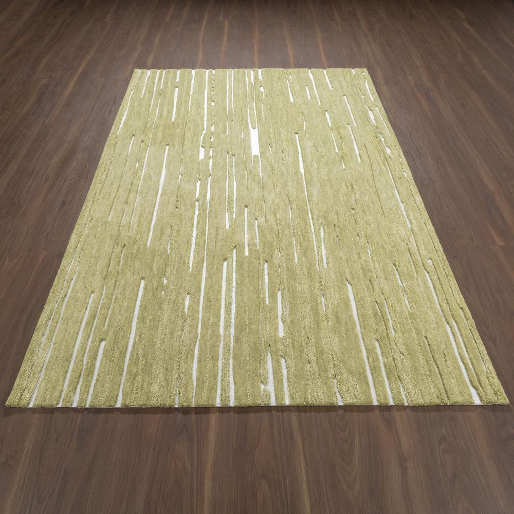 Vibes VB1 Green 5' x 7'6" Rug. Picture 12