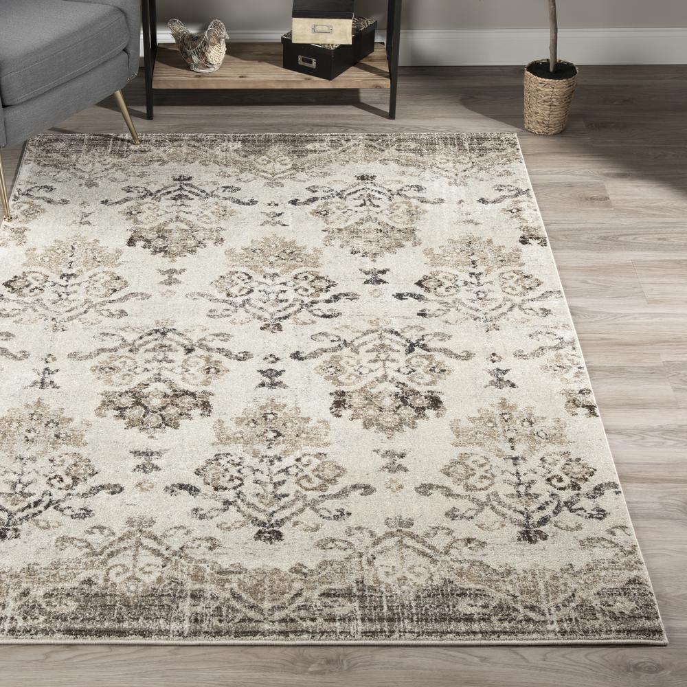 Wellington 32 Brown 3'3"X5'3", Area Rug. Picture 1