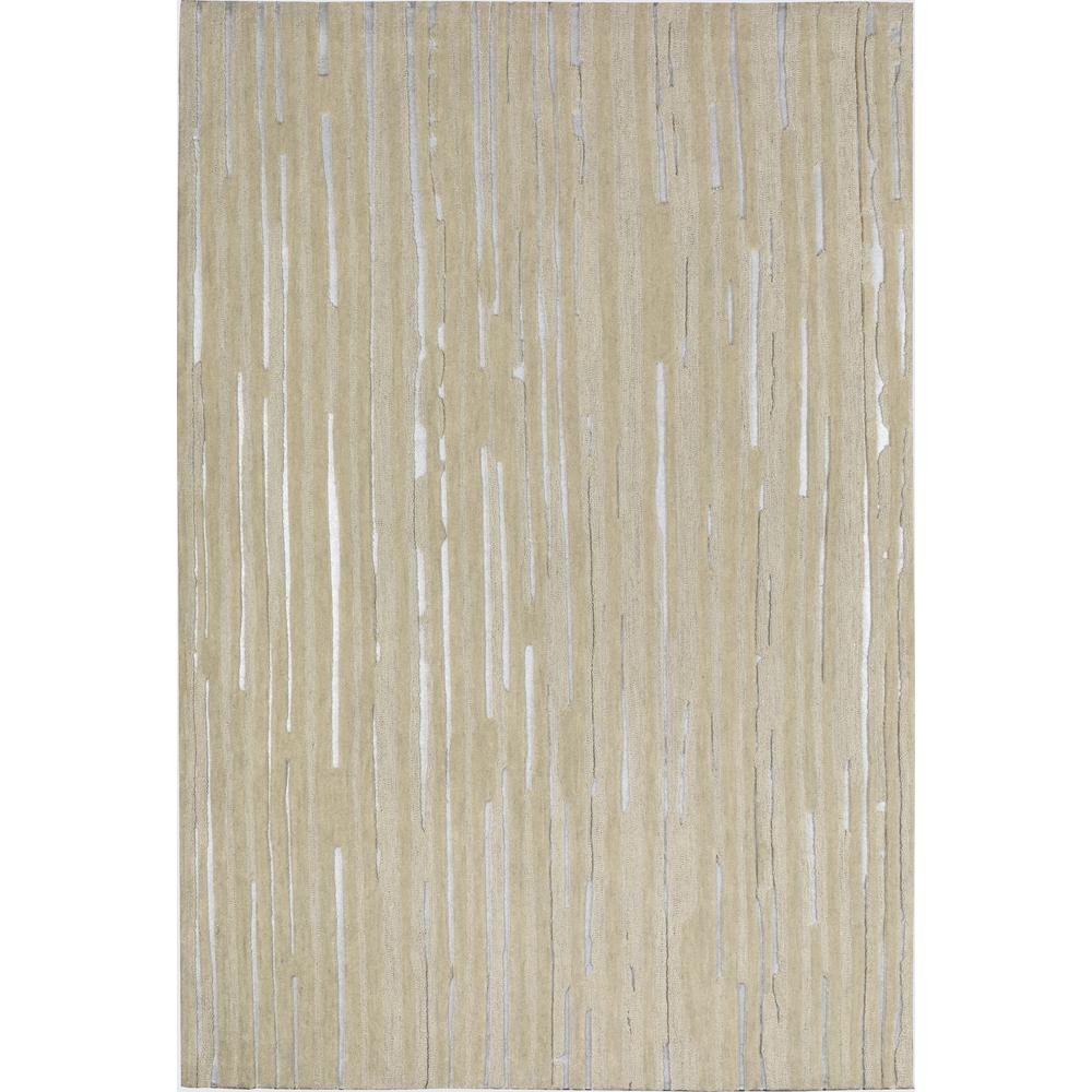 Vibes VB1 Ivory 5' x 7'6" Rug. Picture 1