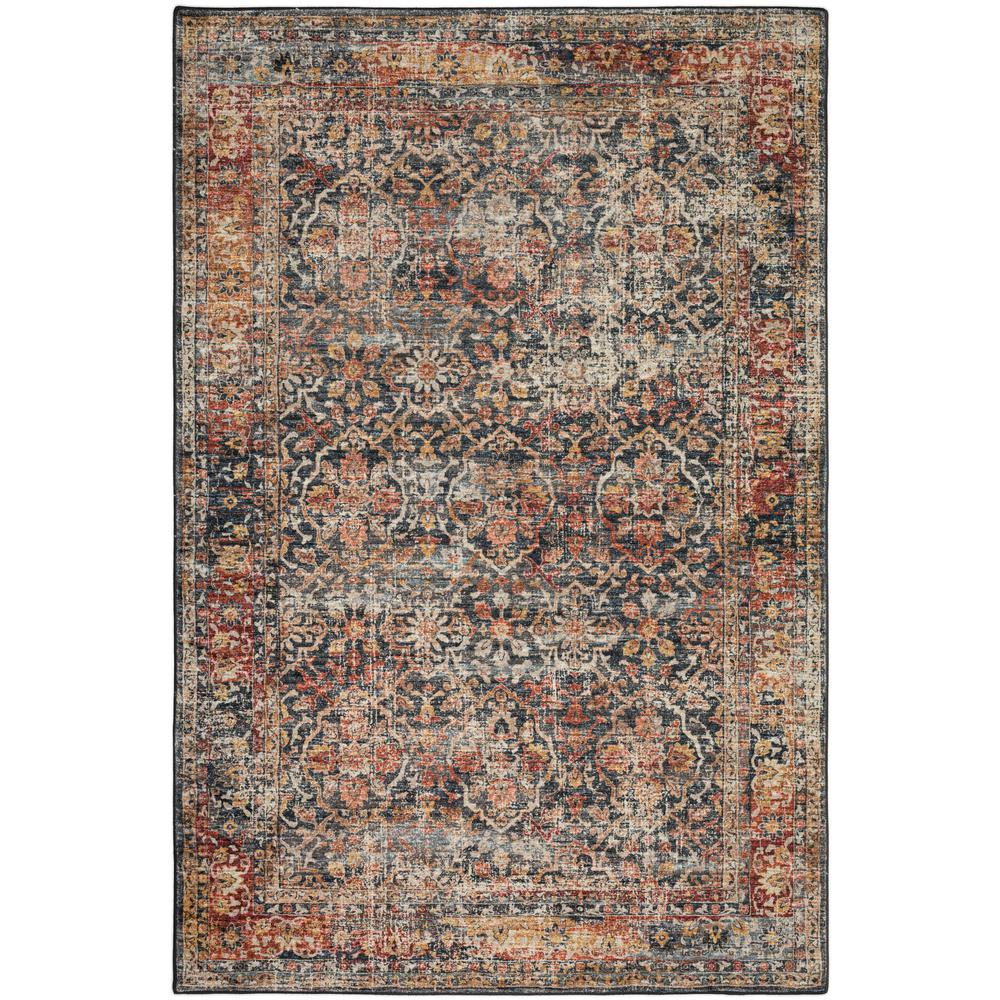 Jericho JC3 Charcoal 3' x 5' Rug. Picture 1