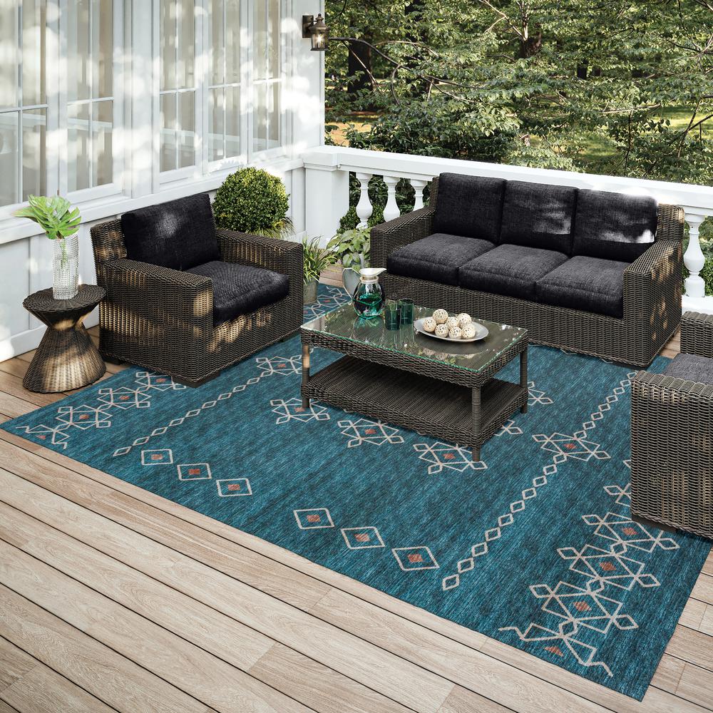 Indoor/Outdoor Sedona SN3 Riverview Washable 3' x 5' Rug. Picture 2