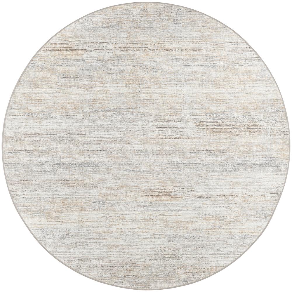 Ciara CR1 Linen 4' x 4' Round Rug. Picture 1
