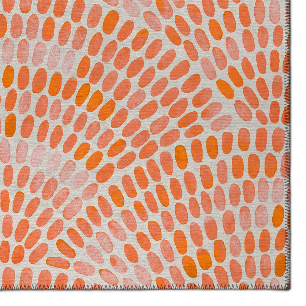 Indoor/Outdoor Surfside ASR37 Peach Washable 1'8" x 2'6" Rug. Picture 3