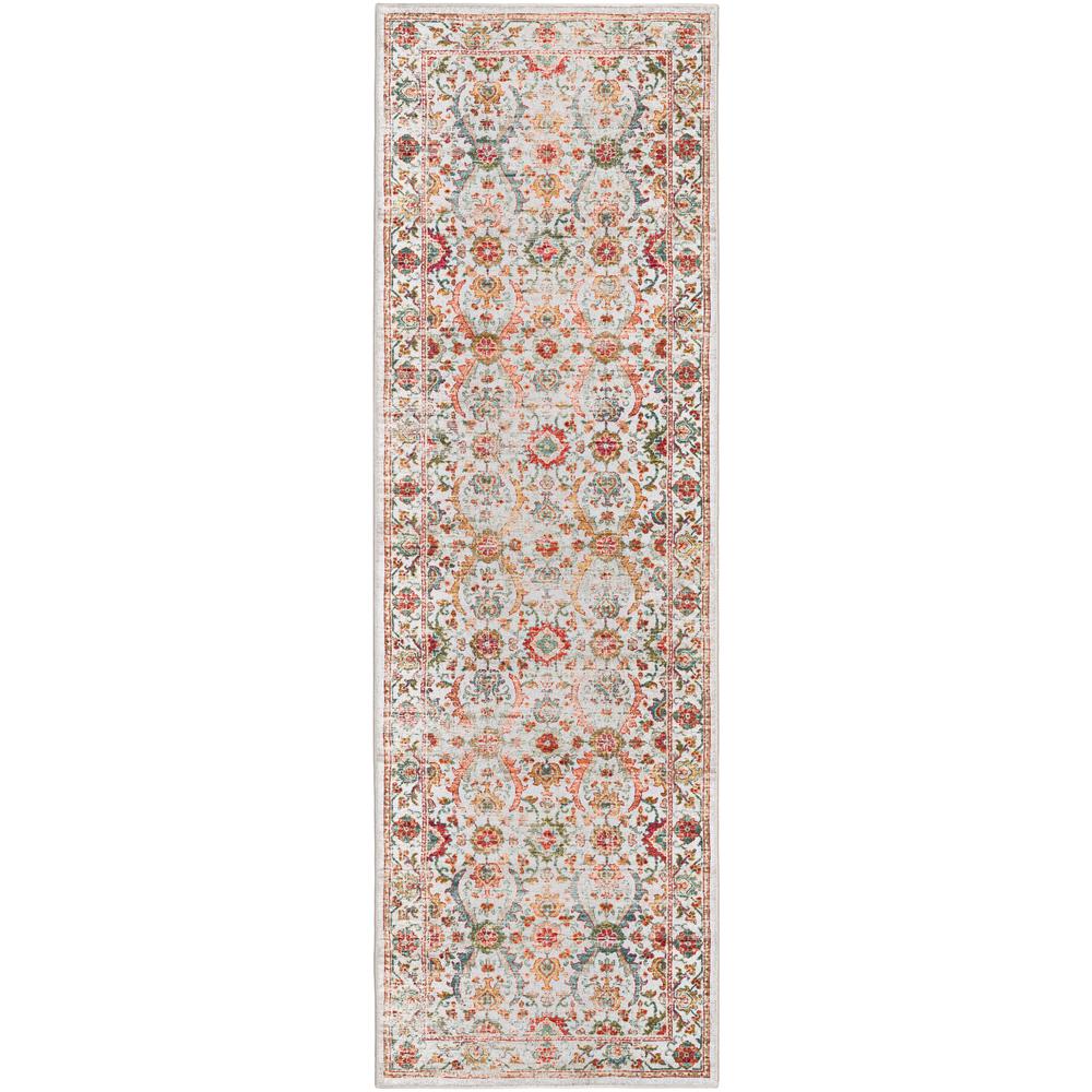 Jericho JC1 Ivory 2'6" x 10' Runner Rug. Picture 1