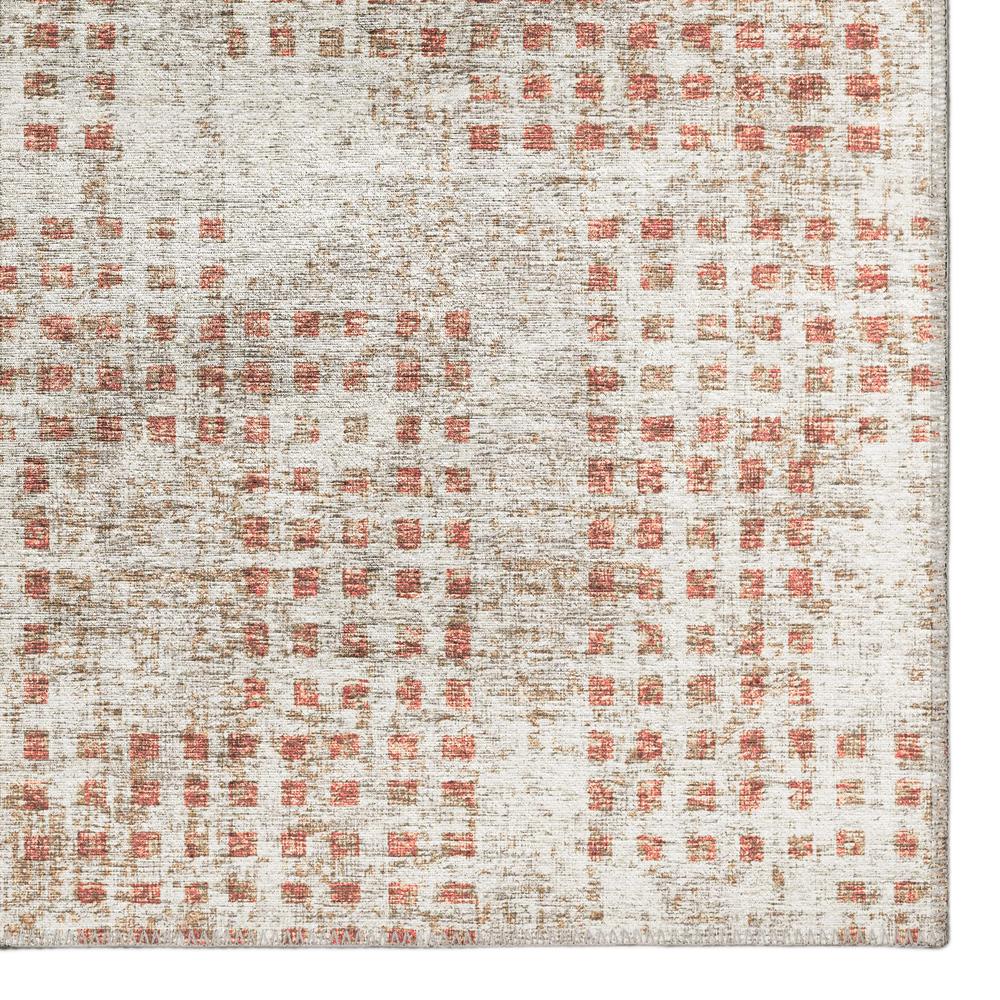 Eleanor Spice Contemporary Geometric 2'3" x 7'6" Runner Rug Spice AER31. Picture 2