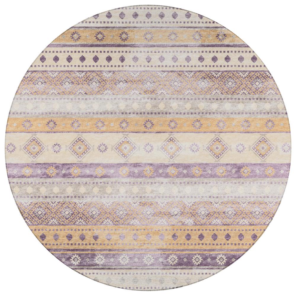 Indoor/Outdoor Sedona SN12 Imperial Washable 4' x 4' Round Rug. Picture 1