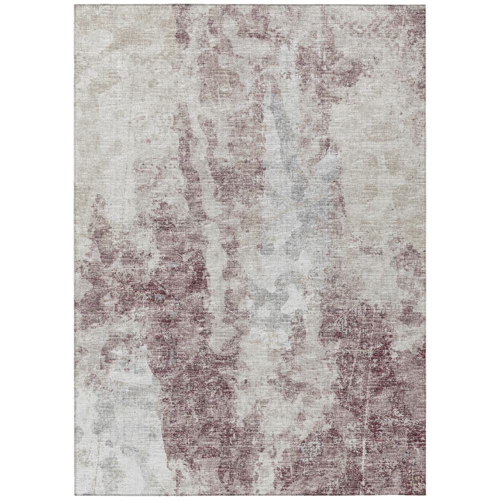 Indoor/Outdoor Accord AAC33 Plum Washable 3' x 5' Rug. Picture 1
