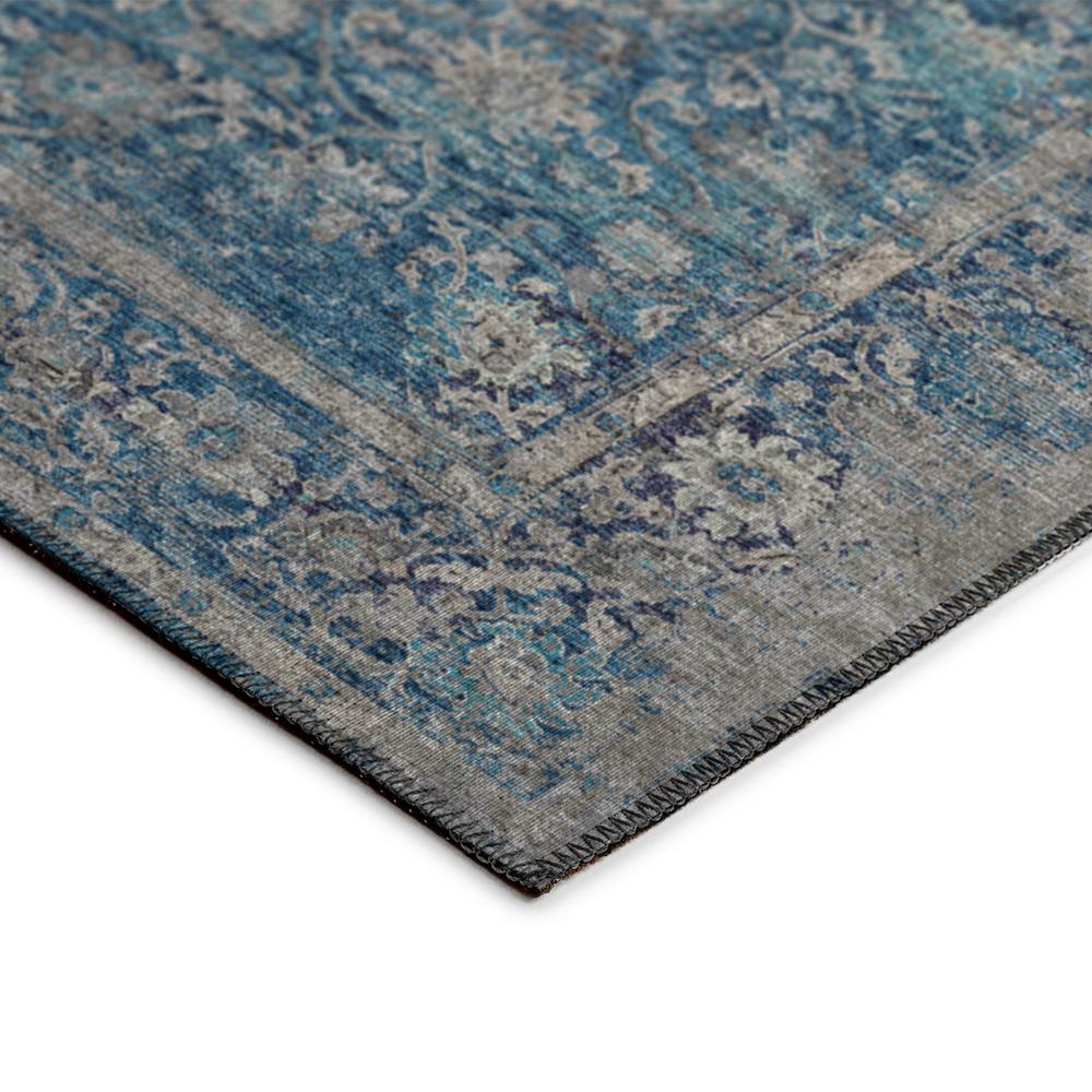 Indoor/Outdoor Marbella MB2 Blue Washable 10' x 14' Rug, MB2NA10X14. Picture 4