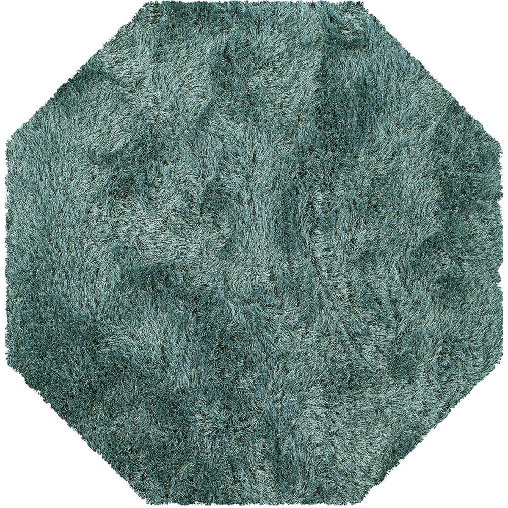 Impact IA100 Teal 12' x 12' Octagon Rug. Picture 1