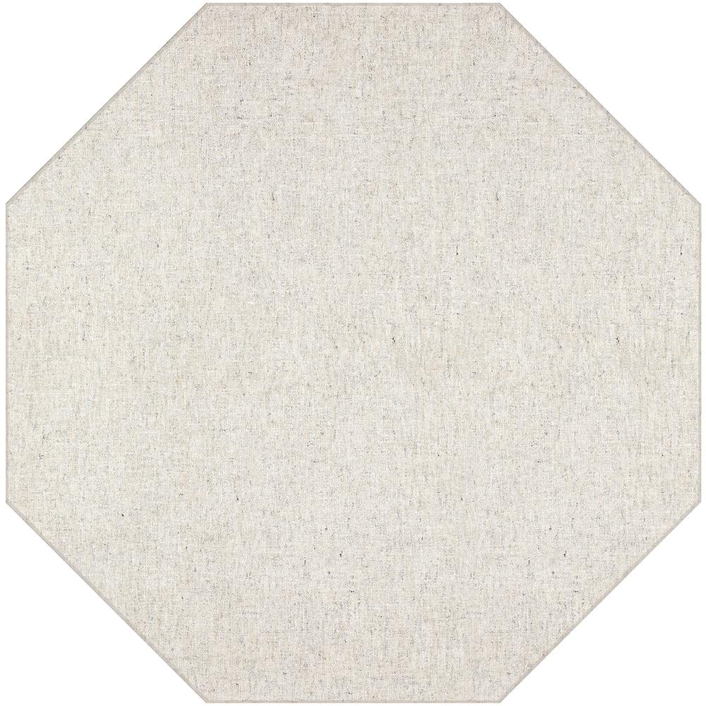 Mateo ME1 Ivory 12' x 12' Octagon Rug. Picture 1