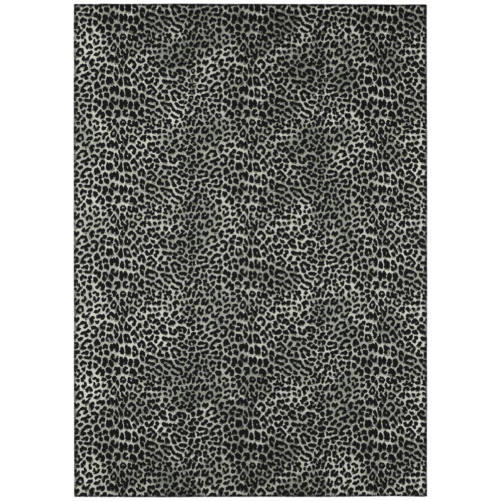 Indoor/Outdoor Mali ML2 Midnight Washable 3' x 5' Rug. Picture 1