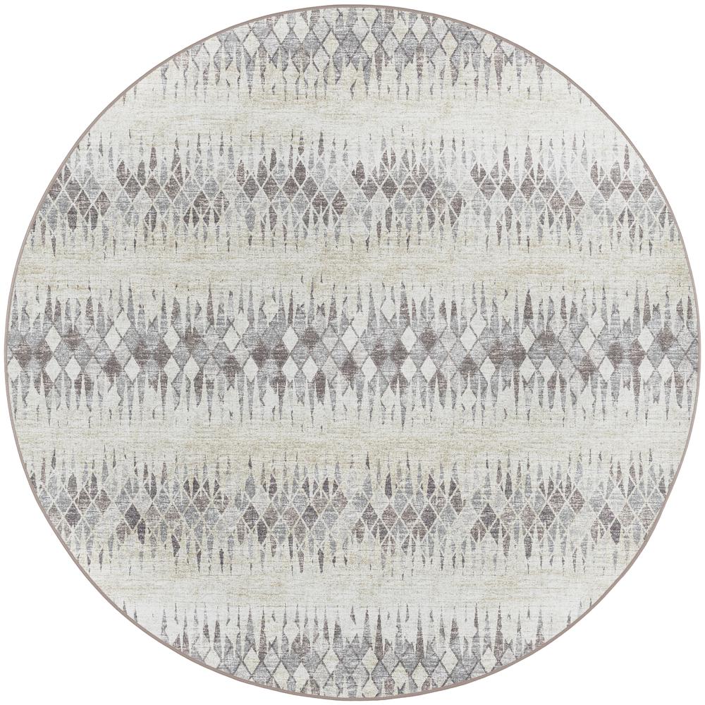 Winslow WL5 Ivory 4' x 4' Round Rug. Picture 1