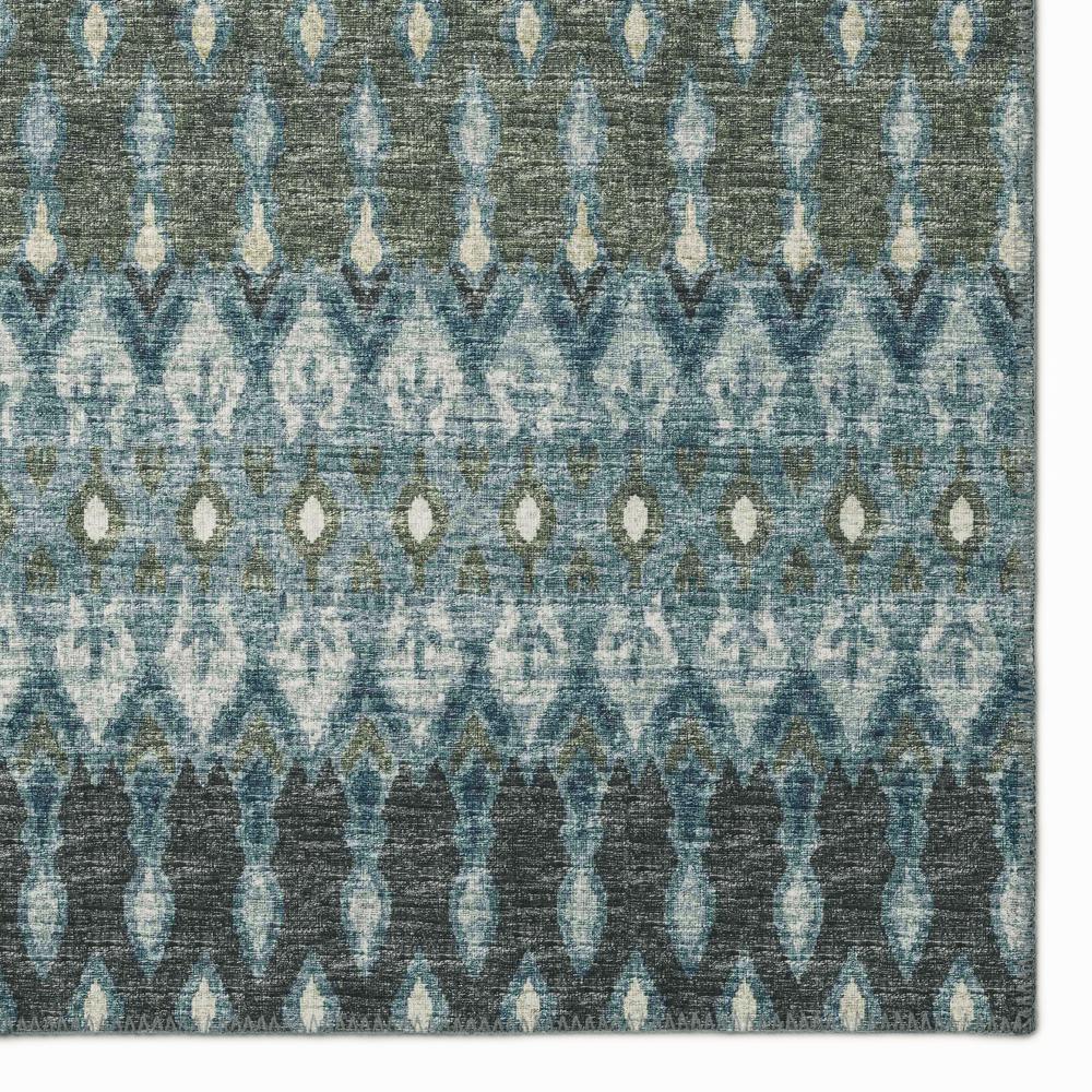 Bravado Moody Transitional Ikat 2'3" x 7'6" Runner Rug Moody ABV31. Picture 2