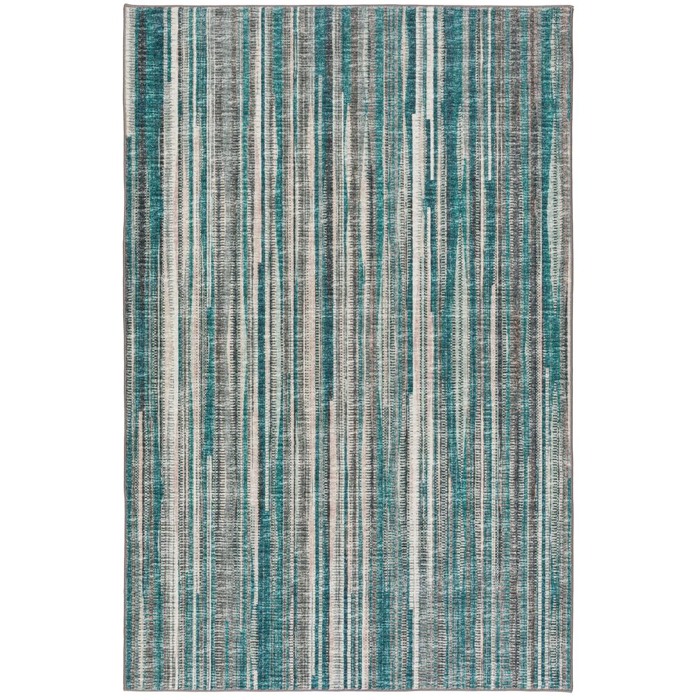 Amador AA1 Teal 3' x 5' Rug. Picture 1